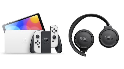 Foto 2 | Nintendo Switch Oled 64gb Blanco + Audifonos Jbl Tune 520 Bt