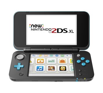Foto 1 | Consola De Juegos Nintendo 2ds Xl Negro + Turquesa - Venta Internacional.