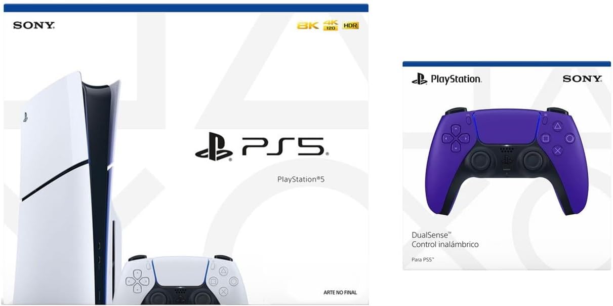 Playstation 5 Slim 1tb Standard Edition Versión Internacional Incluye Un Control Adicional Dual Sense Morado $14,860