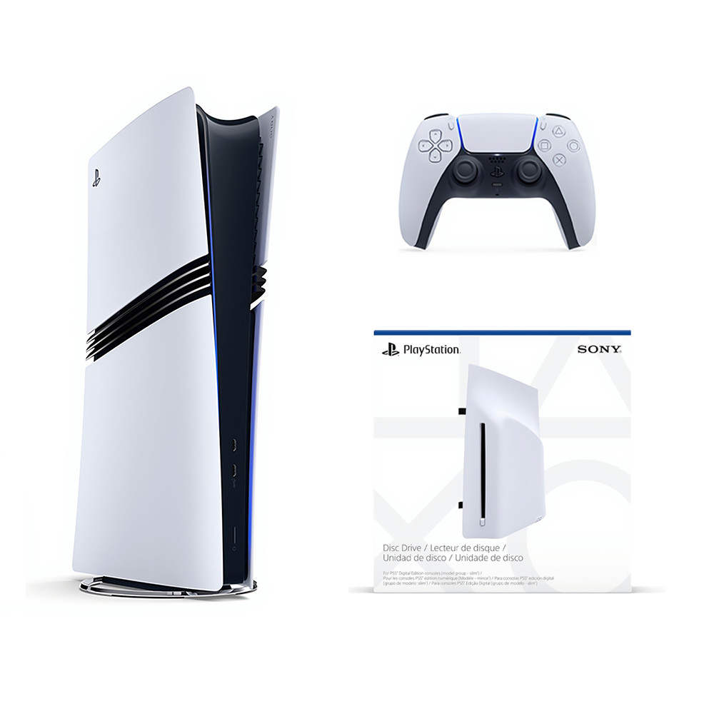 Foto 2 pulgar | Consola Sony Playstation 5 Pro 2tb + Unidad Sony Lectora De Discos De Ps5