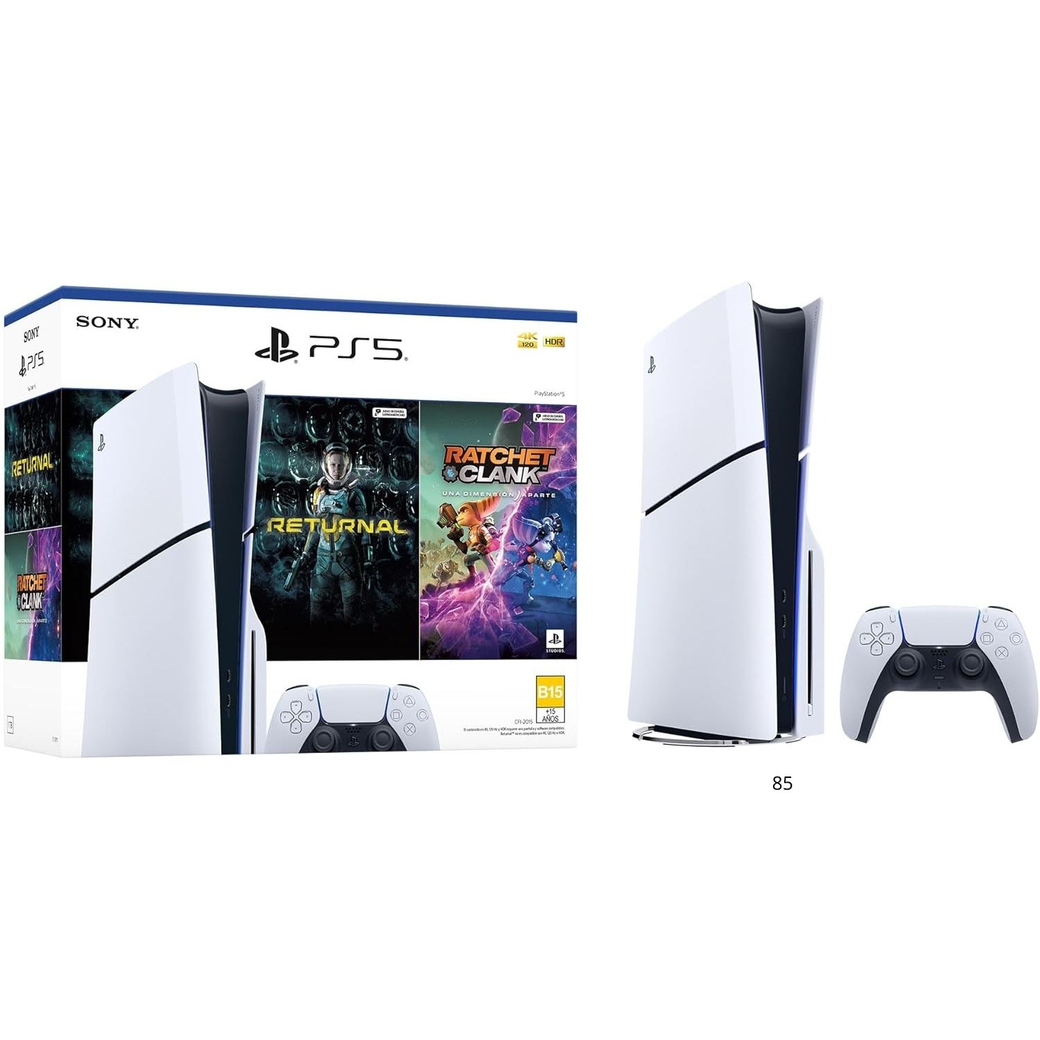 Foto 2 | Consola Digital Playstation 5 Sony 1tb Slim Con Ratchet Y Clank Y Returnal
