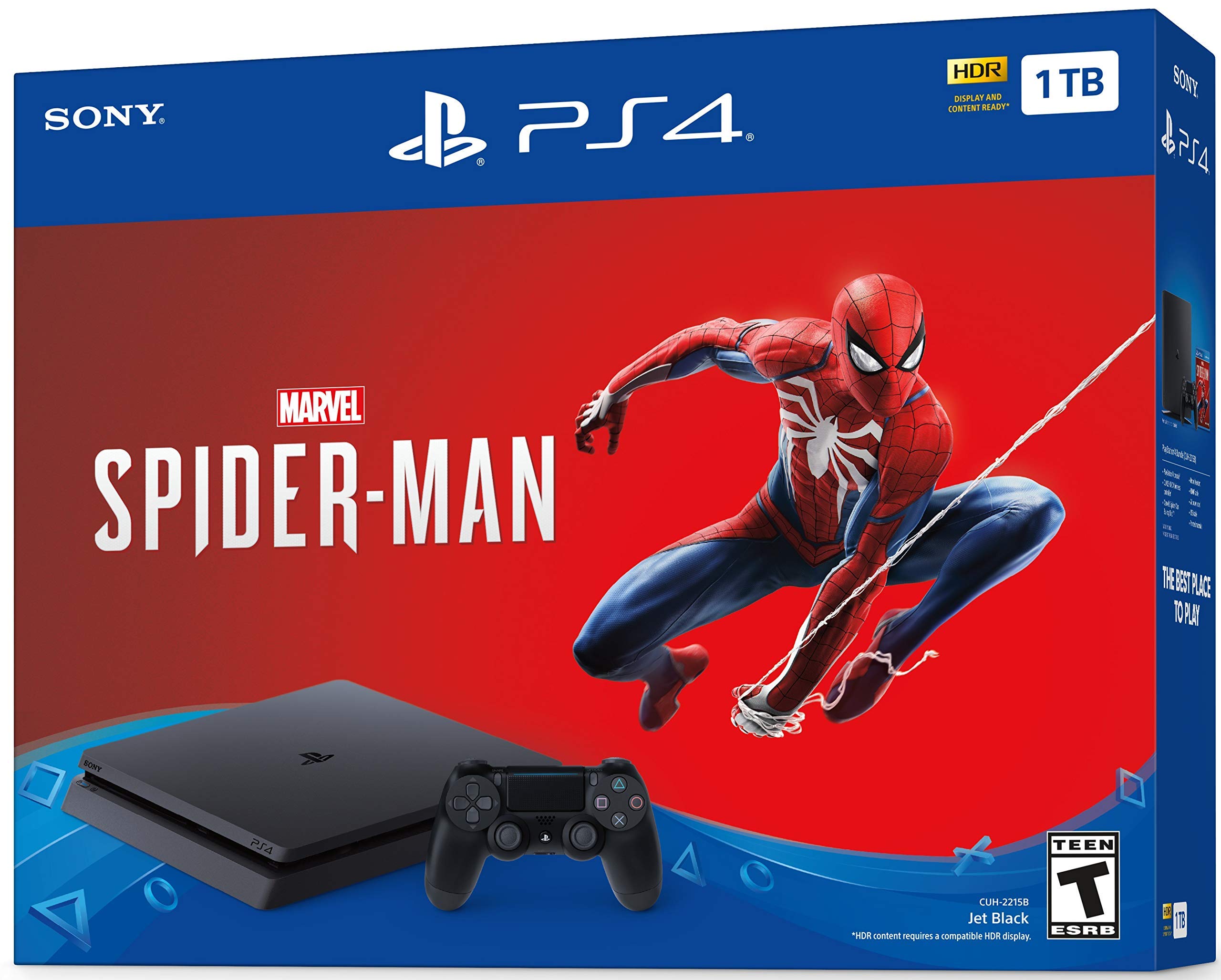 Foto 2 | Reacondicionado Consola De Juegos Sony Playstation 4 Slim De 1 Tb Con Marvel's Spider-man - Venta Internacional.