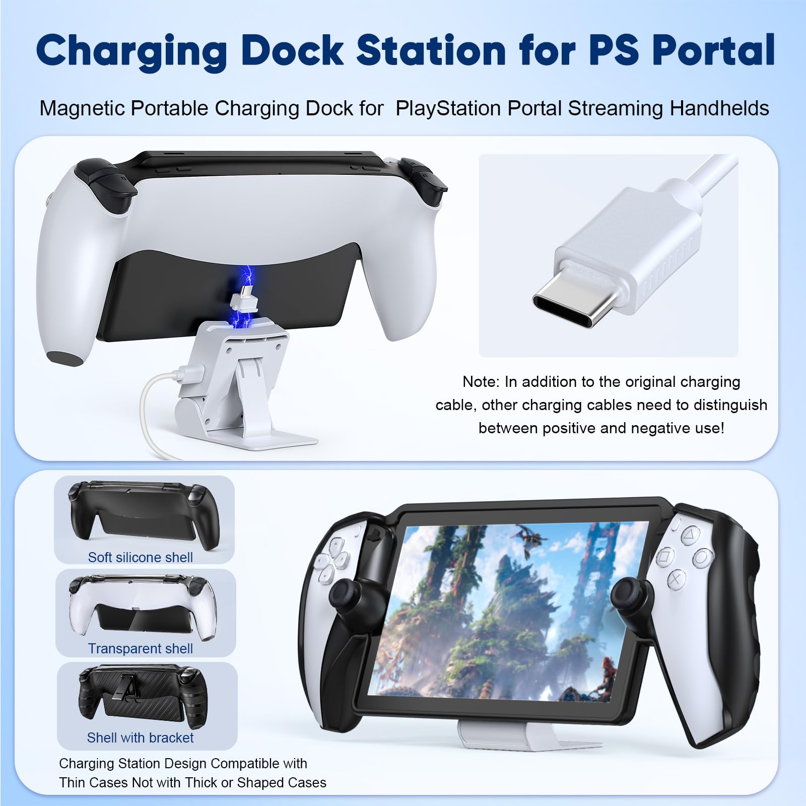 Foto 2 | Kit De Accesorios Para Playstation Portal Klipdasse 13 En 1 - Venta Internacional.