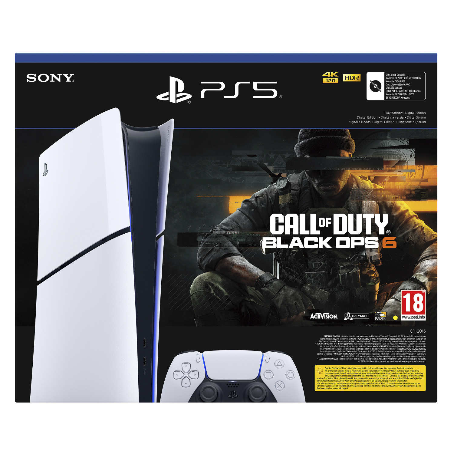 Foto 4 pulgar | Sony Playstation 5 Slim Digital Call Of Duty Bo6 1tb