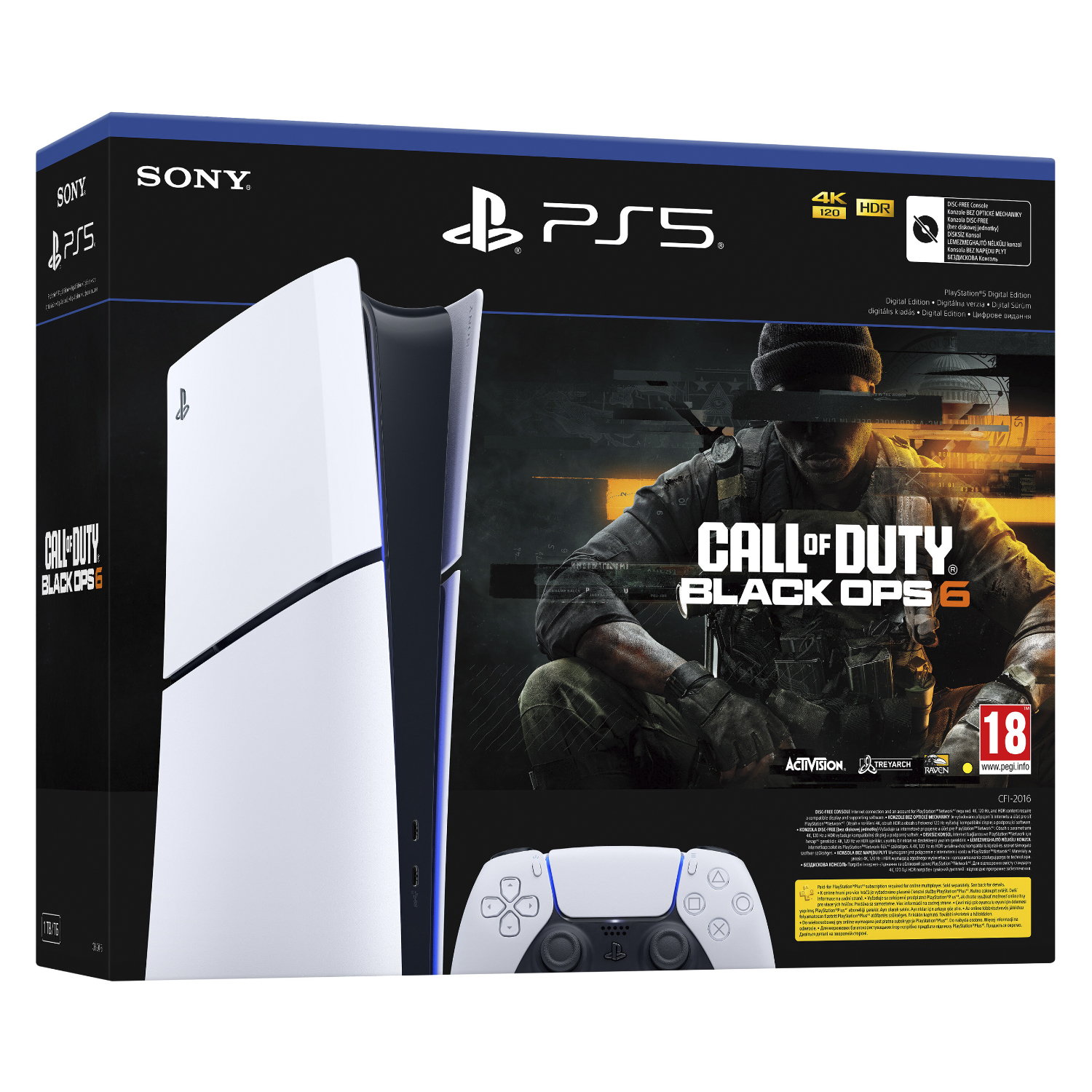 Foto 5 pulgar | Sony Playstation 5 Slim Digital Call Of Duty Bo6 1tb