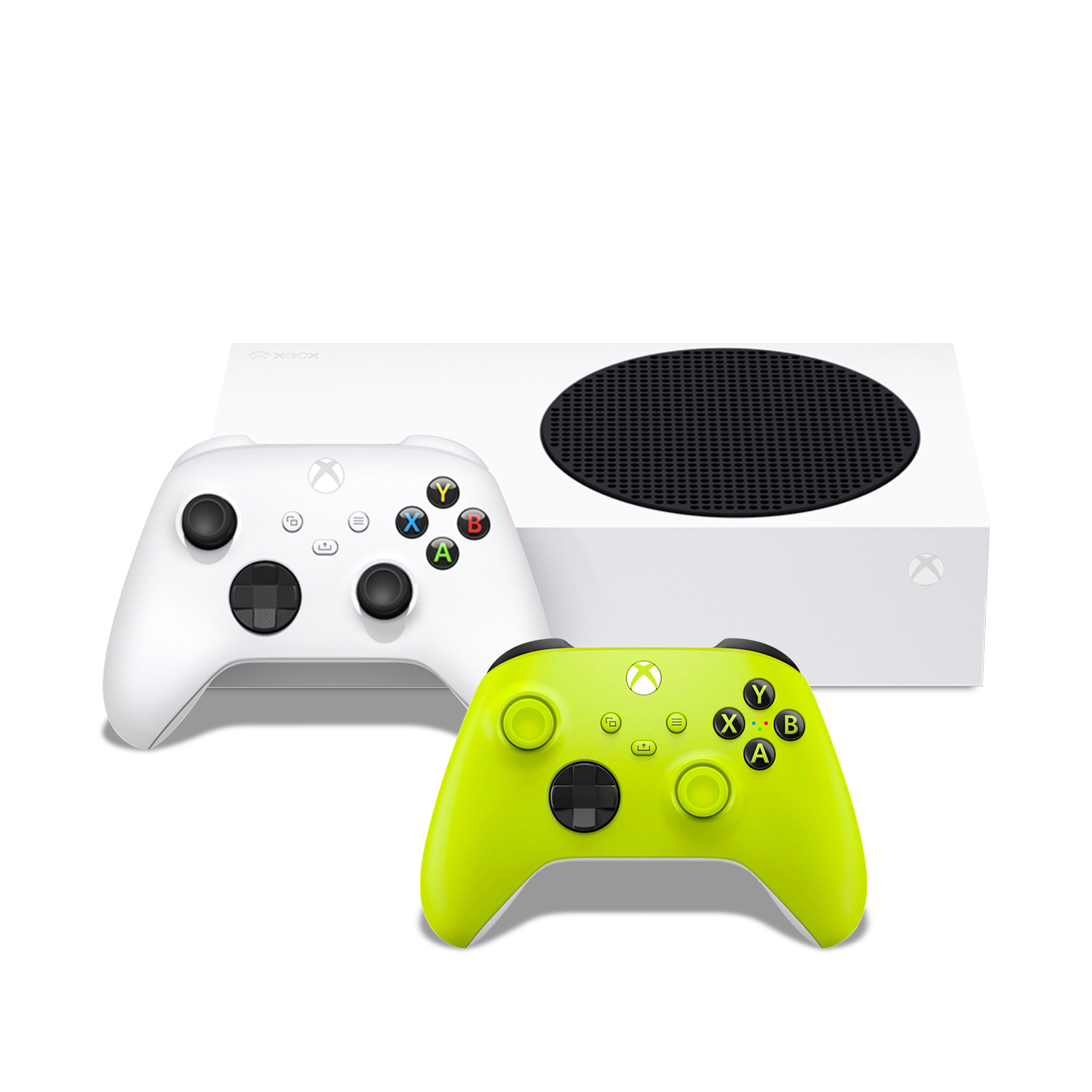 Bundle Consola Xbox Series S 512 GB Blanco + Control Inalámbrico Xbox Electric Volt