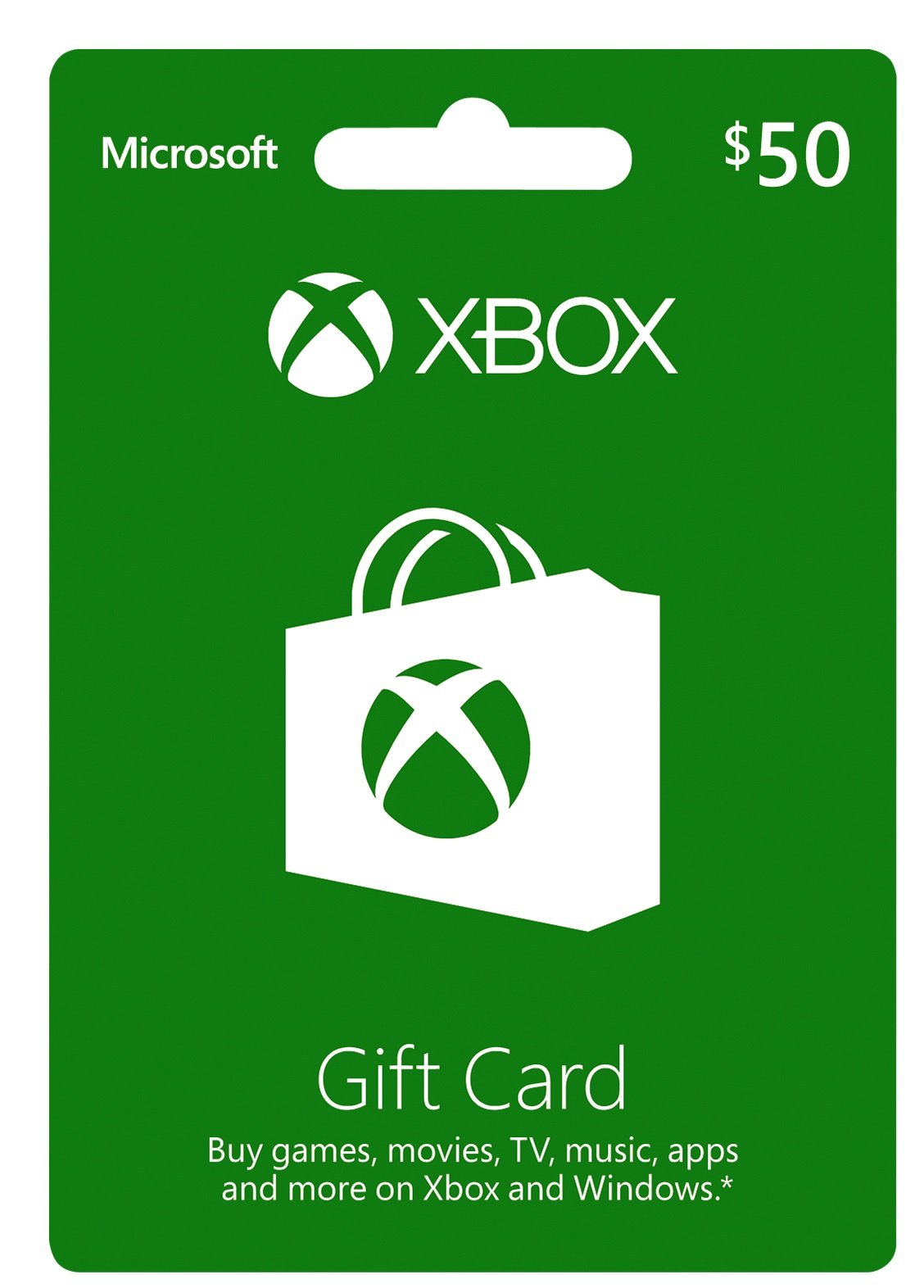 Tarjeta De Regalo Microsoft Xbox De 50$ - Venta Internacional.