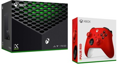 Foto 1 | Consola Xbox Series X 1 TB + Control Pulse Red