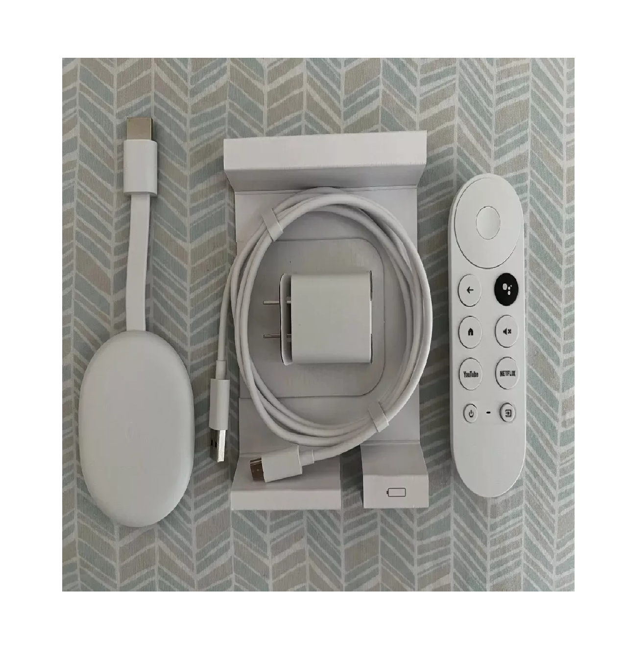 Foto 3 pulgar | Google Chromecast Con Google Tv Hd Color Blanco Control De Voz