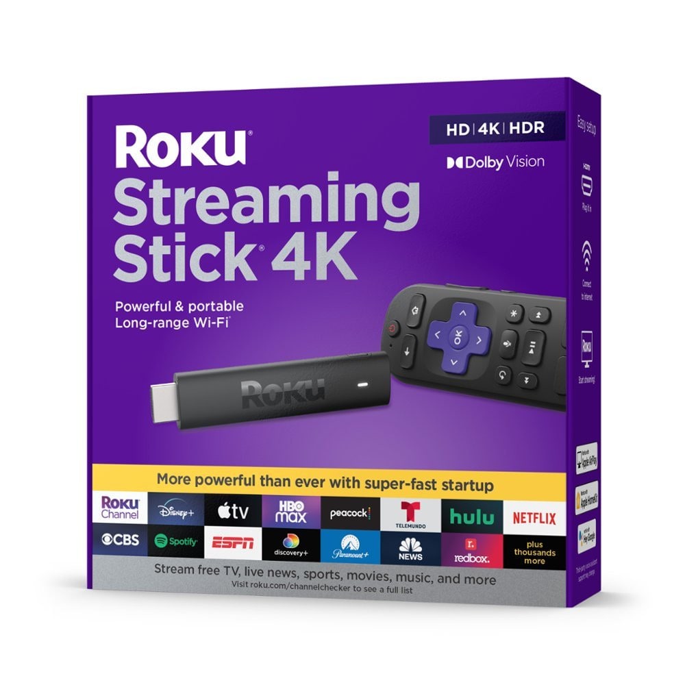 Sreaming Roku Stick 4k 3820rw $999