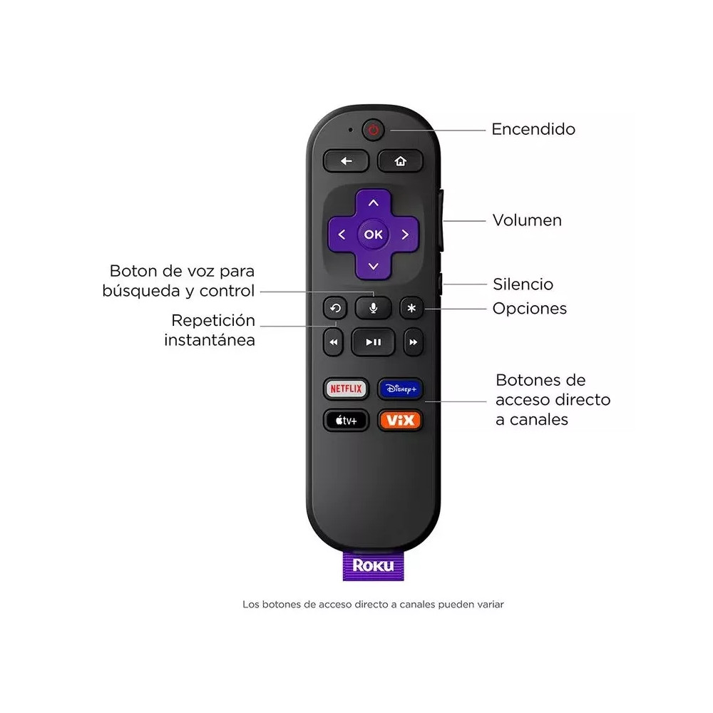 Foto 4 pulgar | Sreaming Roku Stick 4k 3820rw