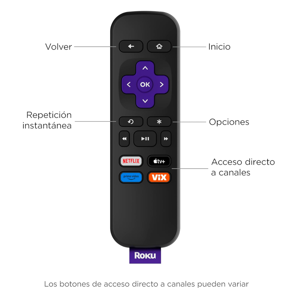 Foto 4 | Roku Express Hd 3960mx | Streaming Rápido Con Alexa, Siri Y Google | Incluye Control Y Hdmi