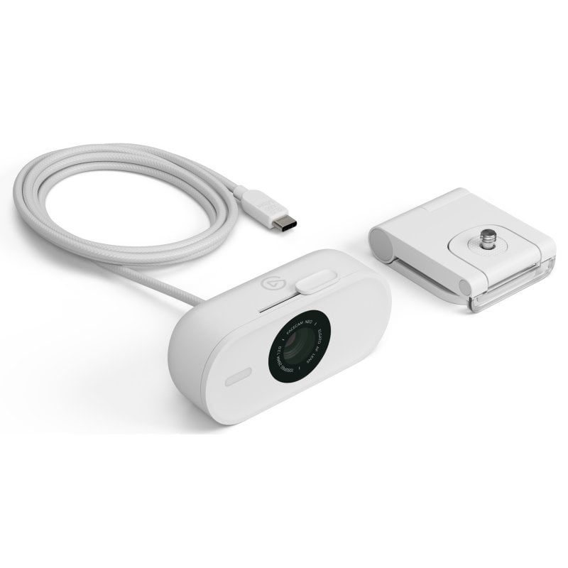 Foto 7 pulgar | Webcam Elgato Facecam Neo Streamings Usb C Blanco 10wae9901