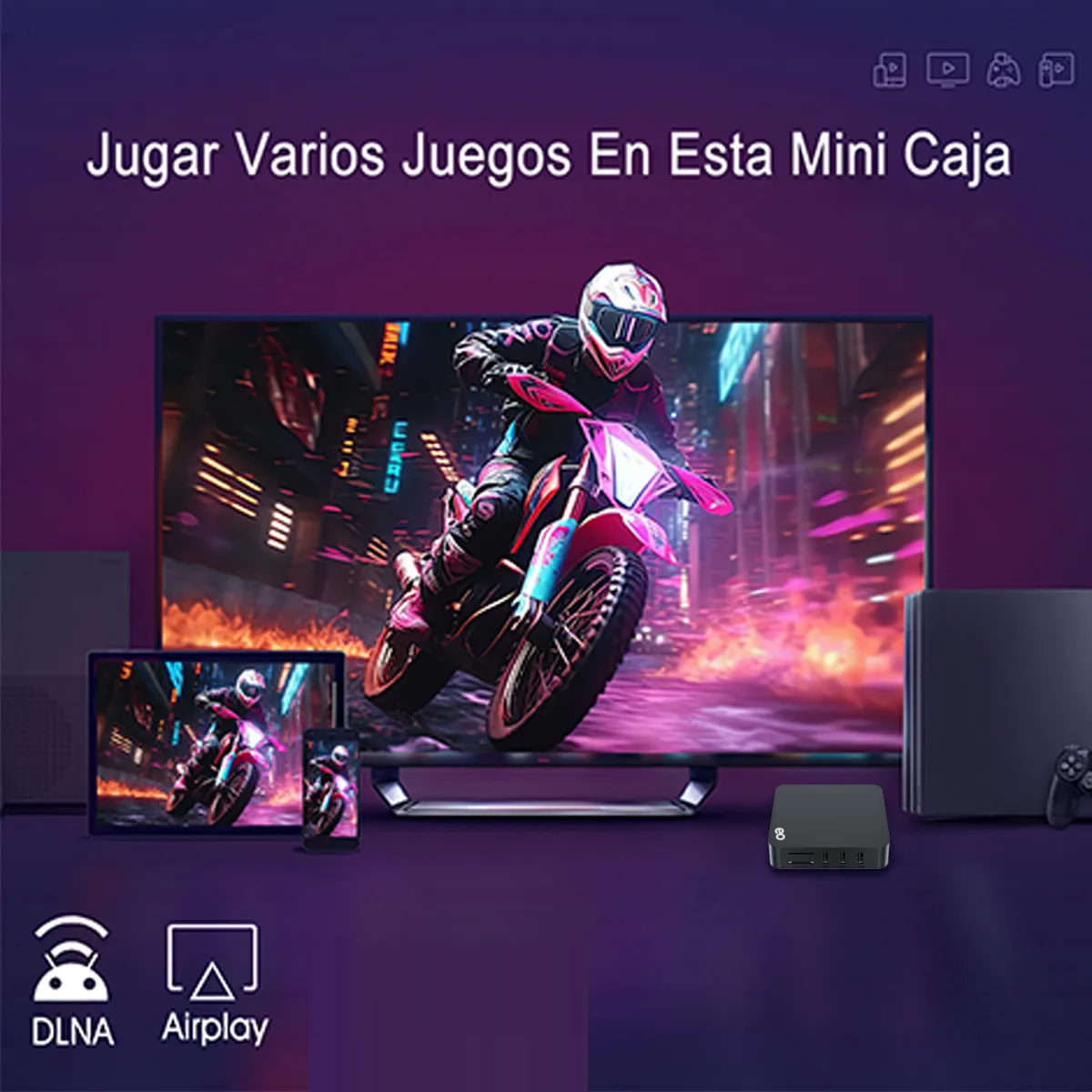 Foto 3 pulgar | Internet Streaming Tv Android 13.0 4k Full Hd 4 32gb Eo Safe Imports Esi-20191 Gris