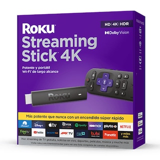 Foto 1 | Convertidor A Smart Tv Roku Streaming Stick 4k Con Control Por Voz Dolby Vision Diseño Que Se Oculta Detrás De Tu Tv