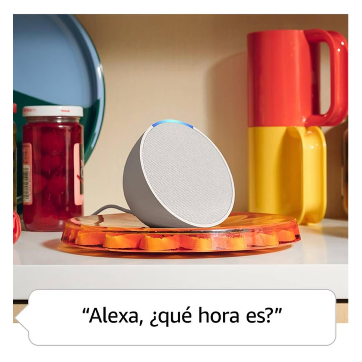 Foto 5 pulgar | Echo Pop con Asistente Virtual Alexa color Blanco