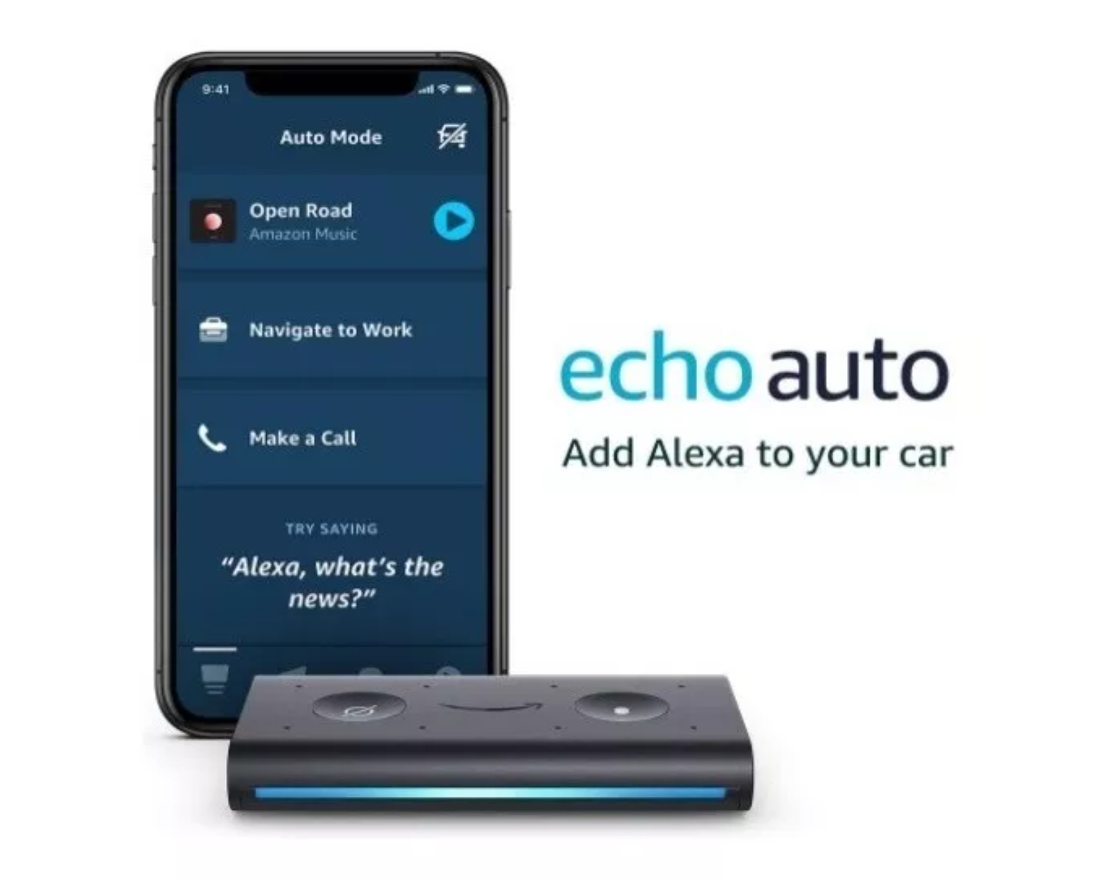 Foto 4 pulgar | Echo Auto Amazon Asistente Alexa