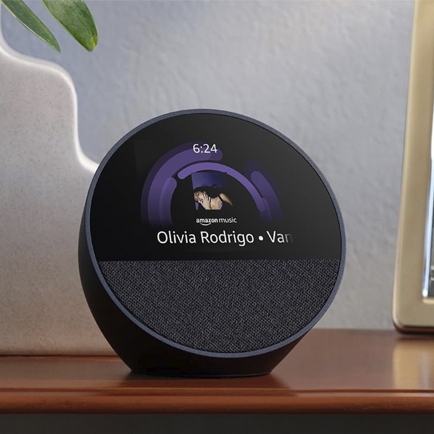 Foto 5 pulgar | Amazon Echo Spot Negro