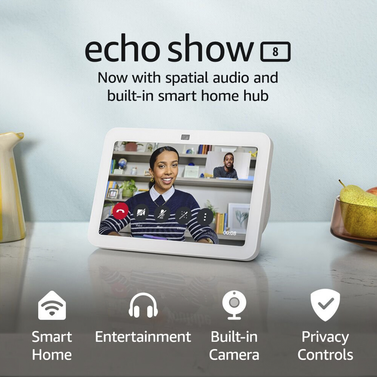 Foto 5 | Amazon Echo Show 8 3ra Gen Blanco