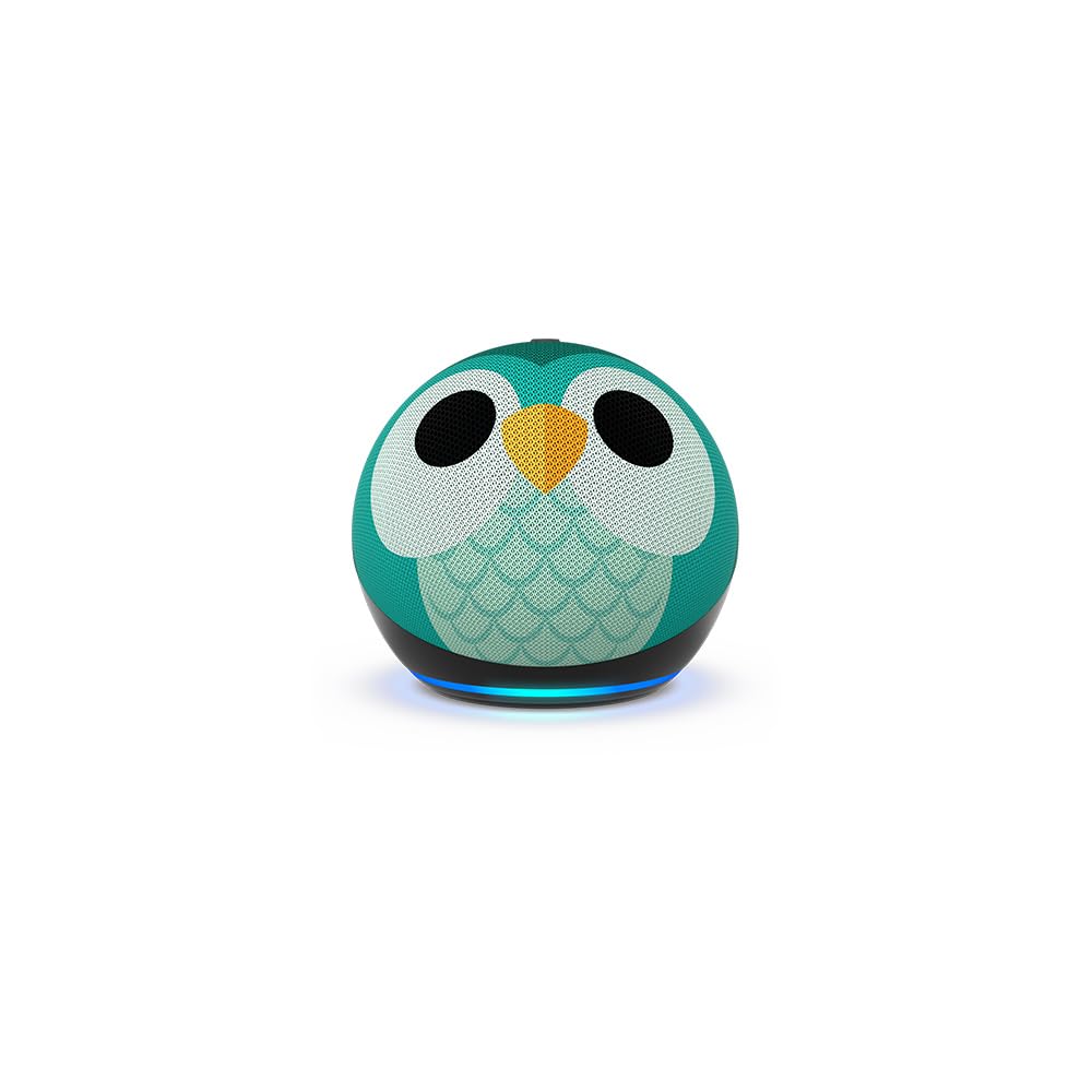 Altavoz Inteligente Amazon Echo Dot 5ª Generación Búho para Niños - Venta Internacional