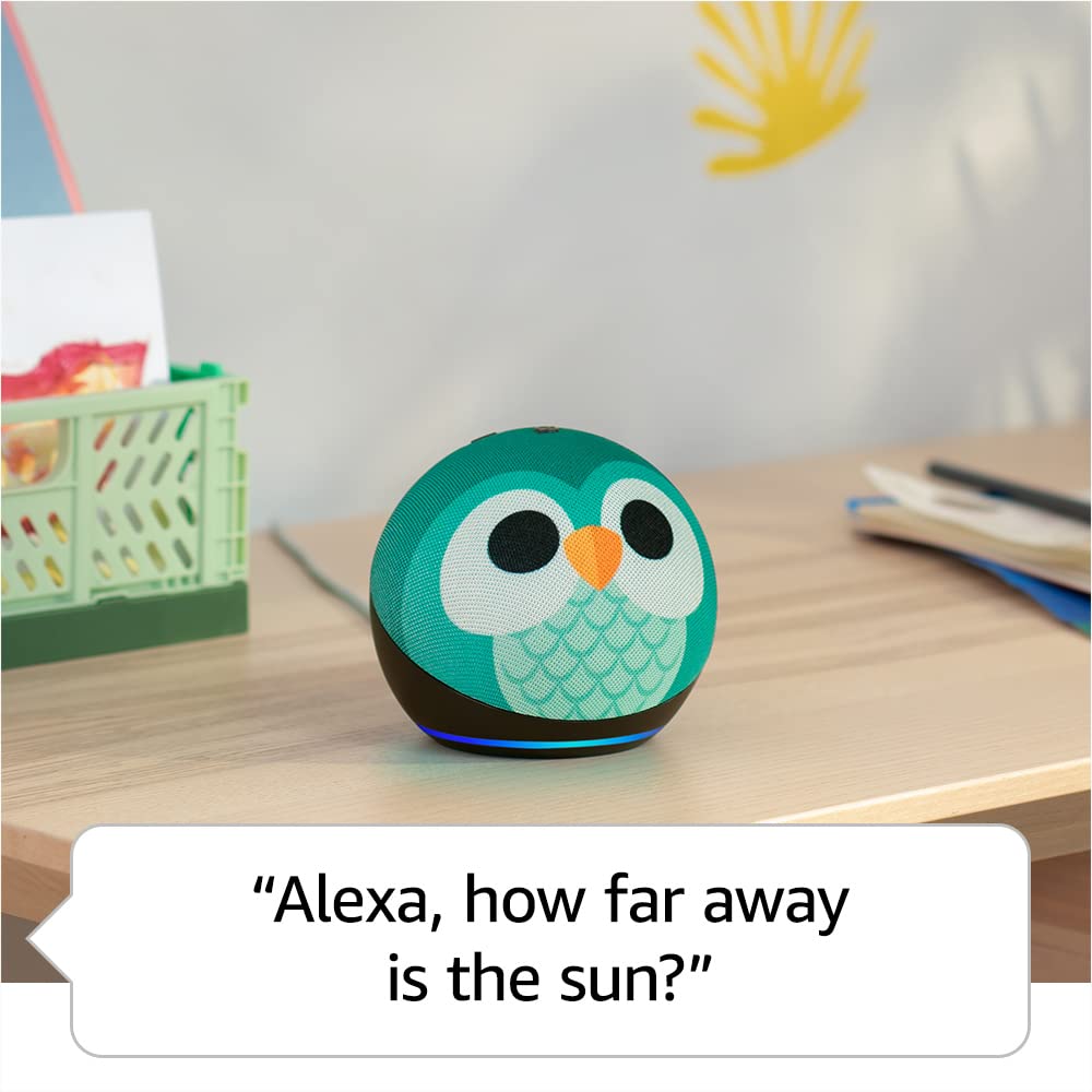 Foto 4 pulgar | Altavoz Inteligente Amazon Echo Dot 5ª Generación Búho para Niños - Venta Internacional