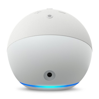Foto 2 | Bocina Amazon Echo Dot 5ta Gen Con Reloj Blanco