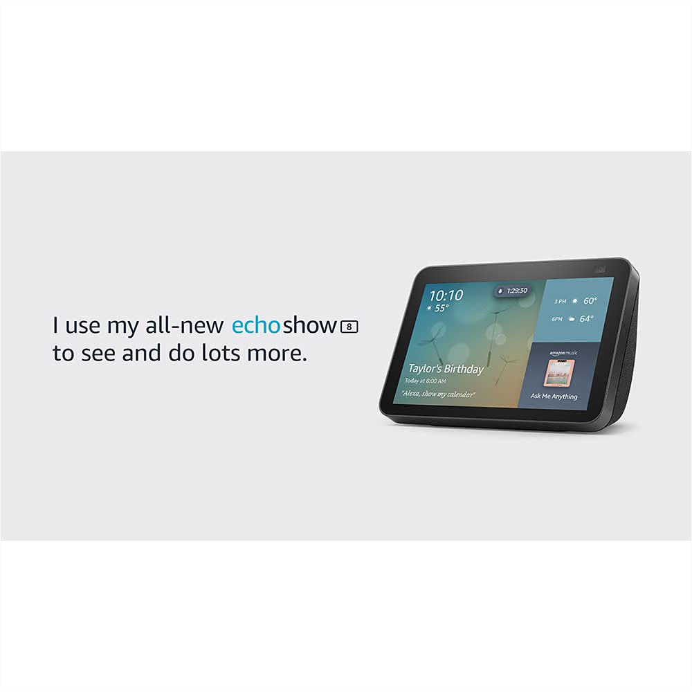 Foto 7 pulgar | Amazon Echo Show 8 2.a Generación con Alexa - Venta Internacional