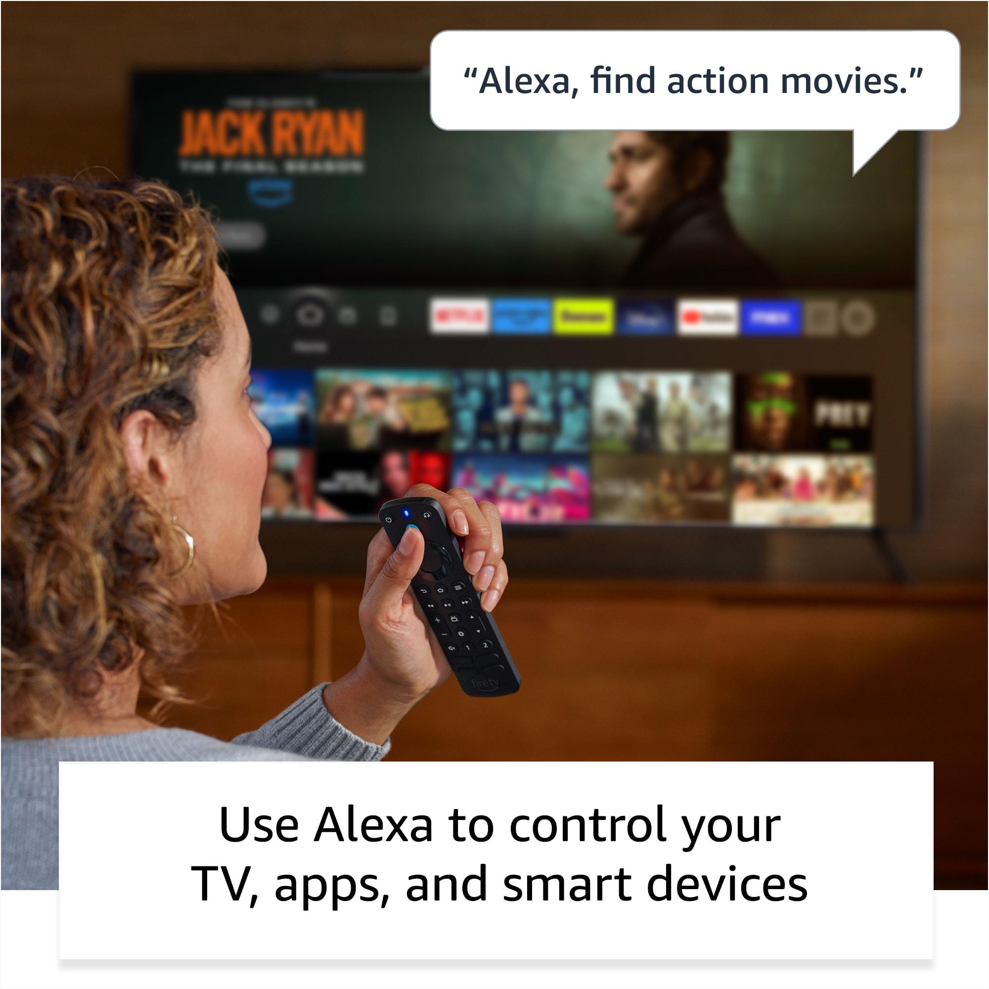 Foto 6 pulgar | Control Remoto Amazon Alexa Pro y Control de Tv - Venta Internacional