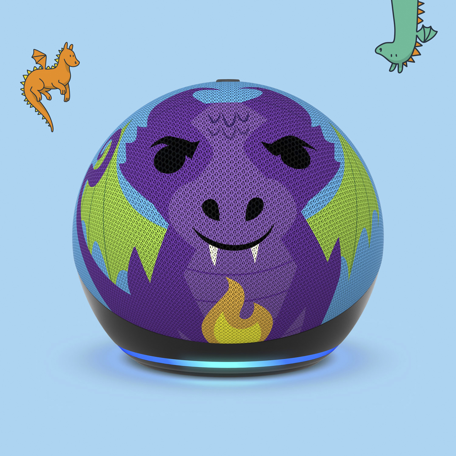 Foto 6 | Amazon Echo Dot 5ta Gen Kids Dragon