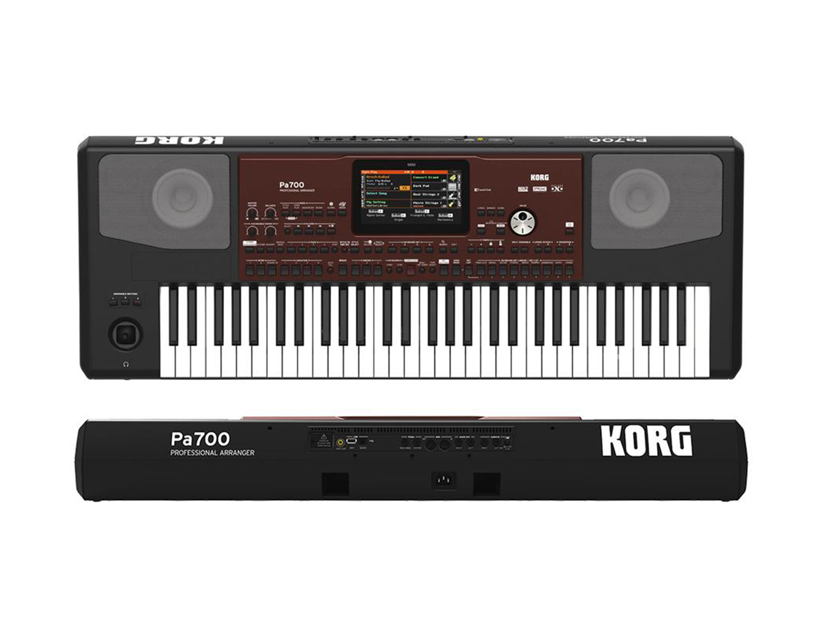 Teclado Korg Arranger PA700 color Negro