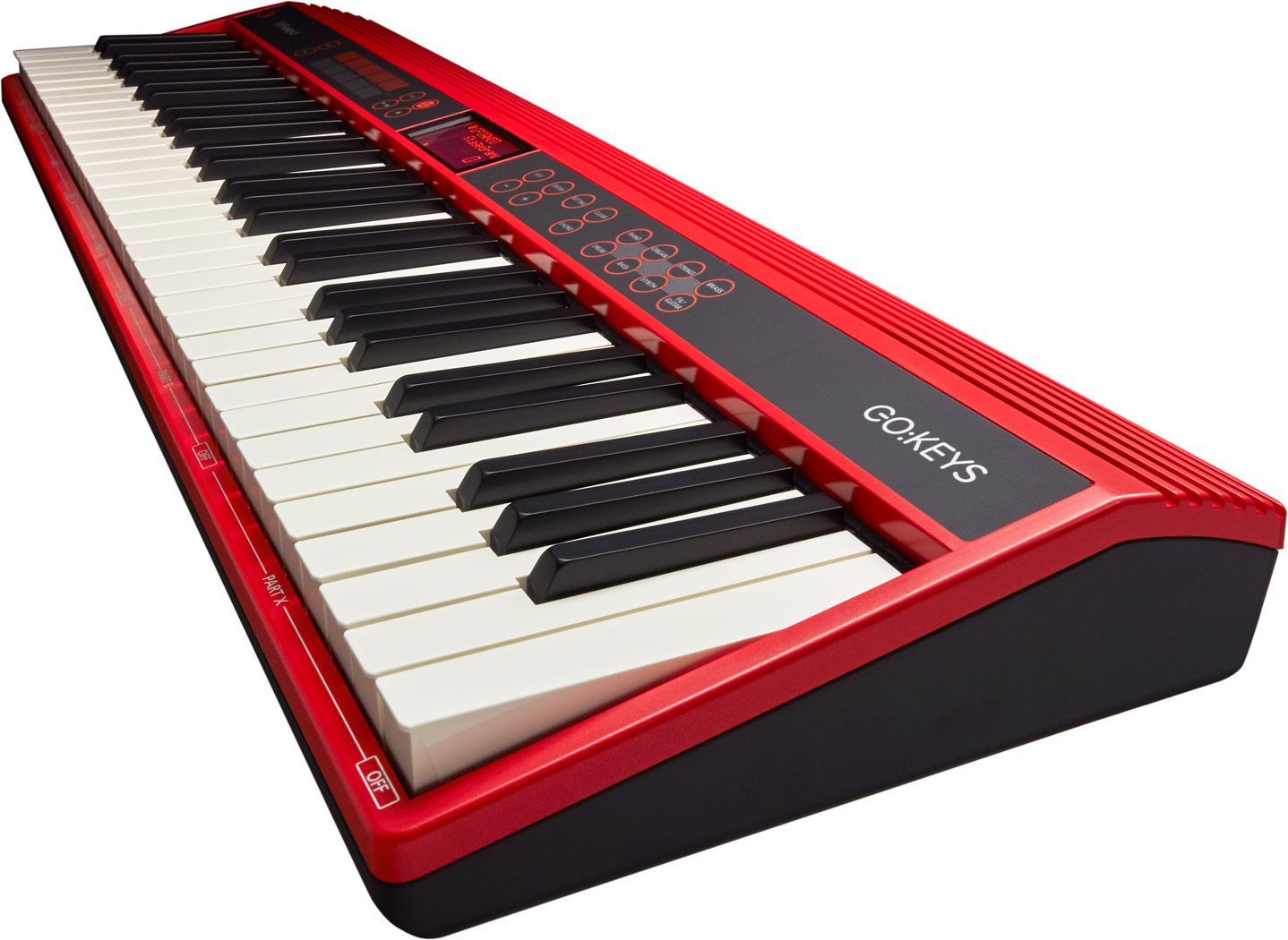 Foto 2 | Teclado Portatil Roland Go:Keys color Rojo