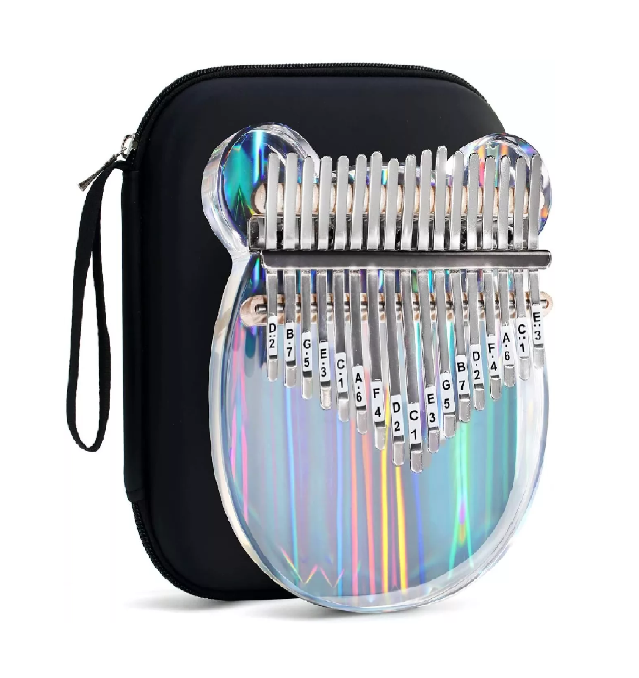 Foto 2 | 17 Teclas Kalimba Piano de Pulgar Belug Caja Negra