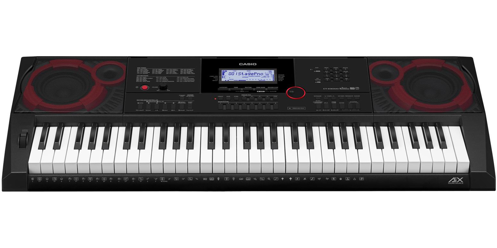 Foto 1 | Teclado Musical Casio Alta Gama Ct-x3000 61 Teclas Negro