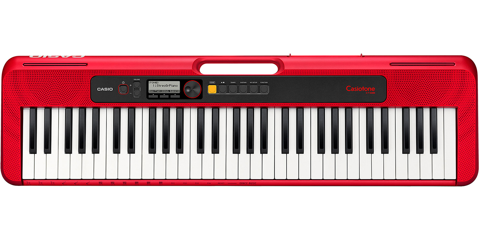 Foto 6 pulgar | Teclado Musical Casio Casiotone Ct-s200 61 Teclas Rojo