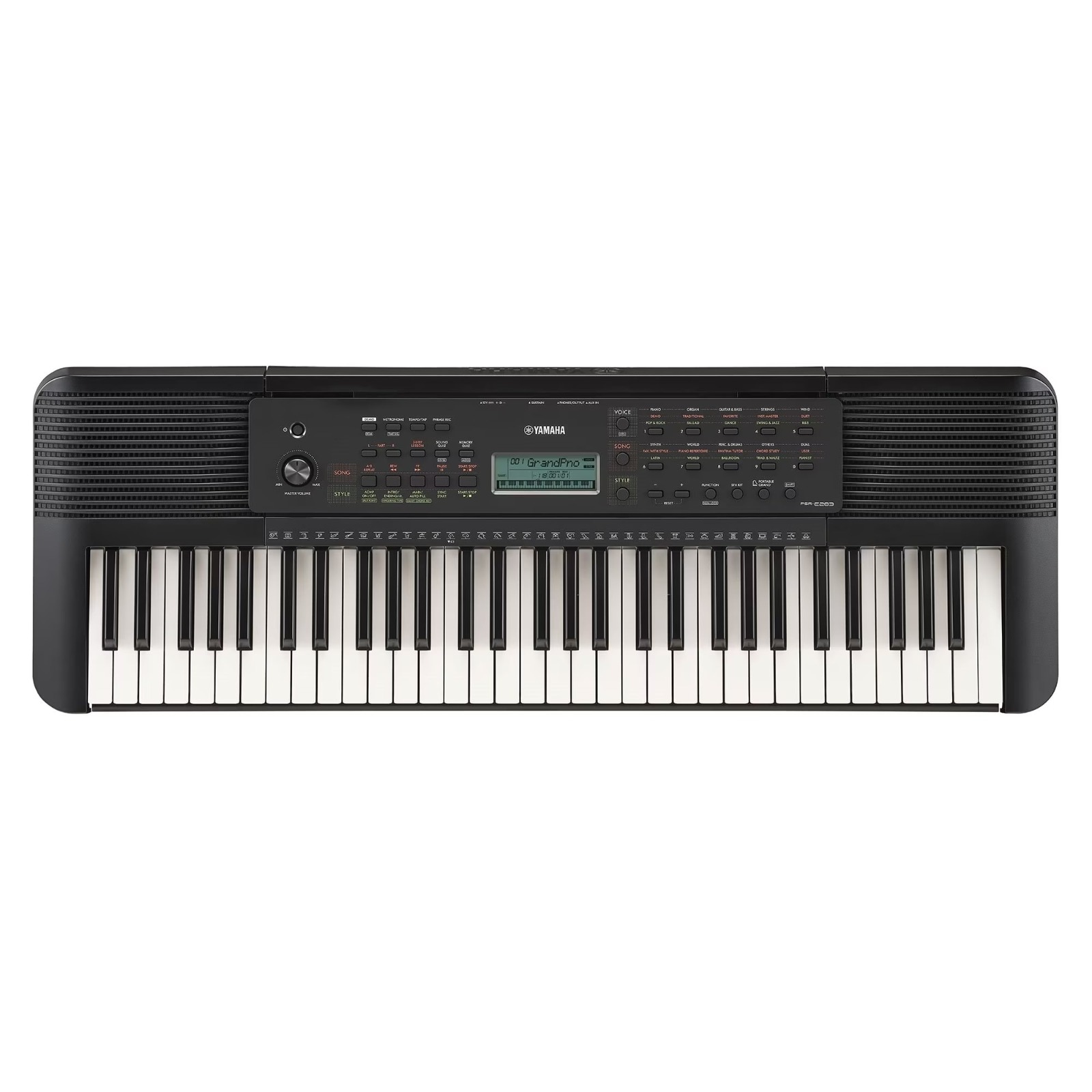 Teclado Yamaha Psre283set Color Negro $4,599