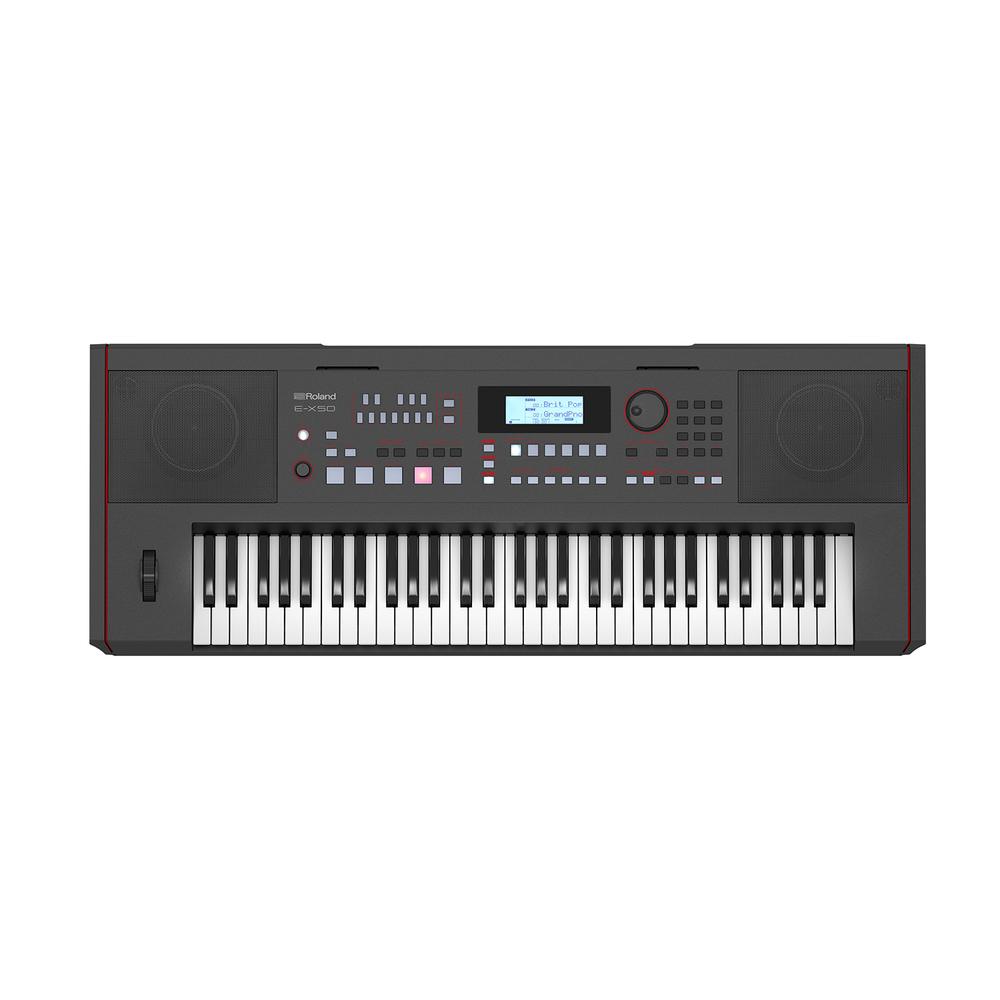 Teclado Arranger Roland E-x50 Color Negro De 61 Teclas $12,185