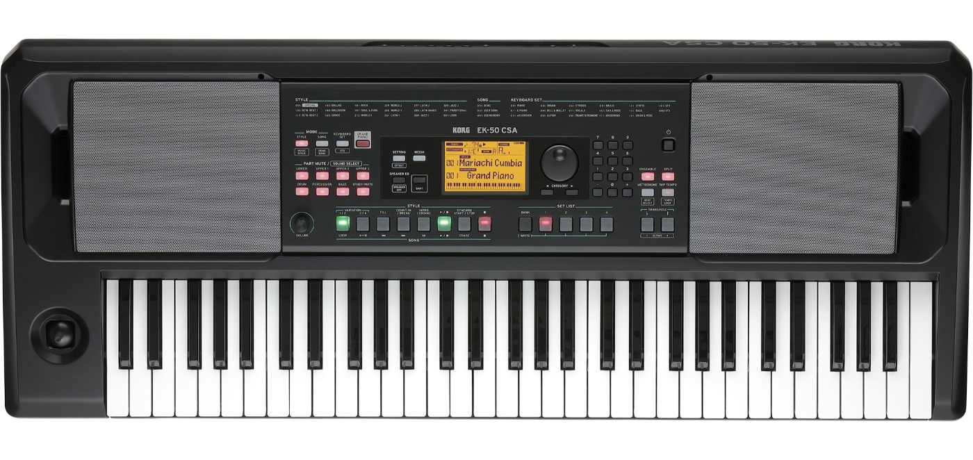 Teclado Digital Korg 61 Teclas Ek-50csa Ritmos Latinos $12,999