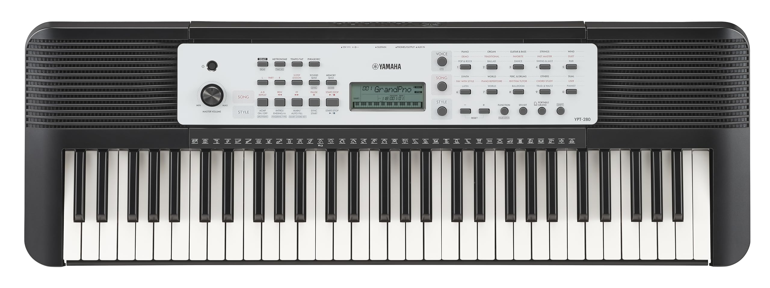 Foto 2 pulgar | Teclado Portátil Yamaha Ypt-280 Para Principiantes - Venta Internacional.