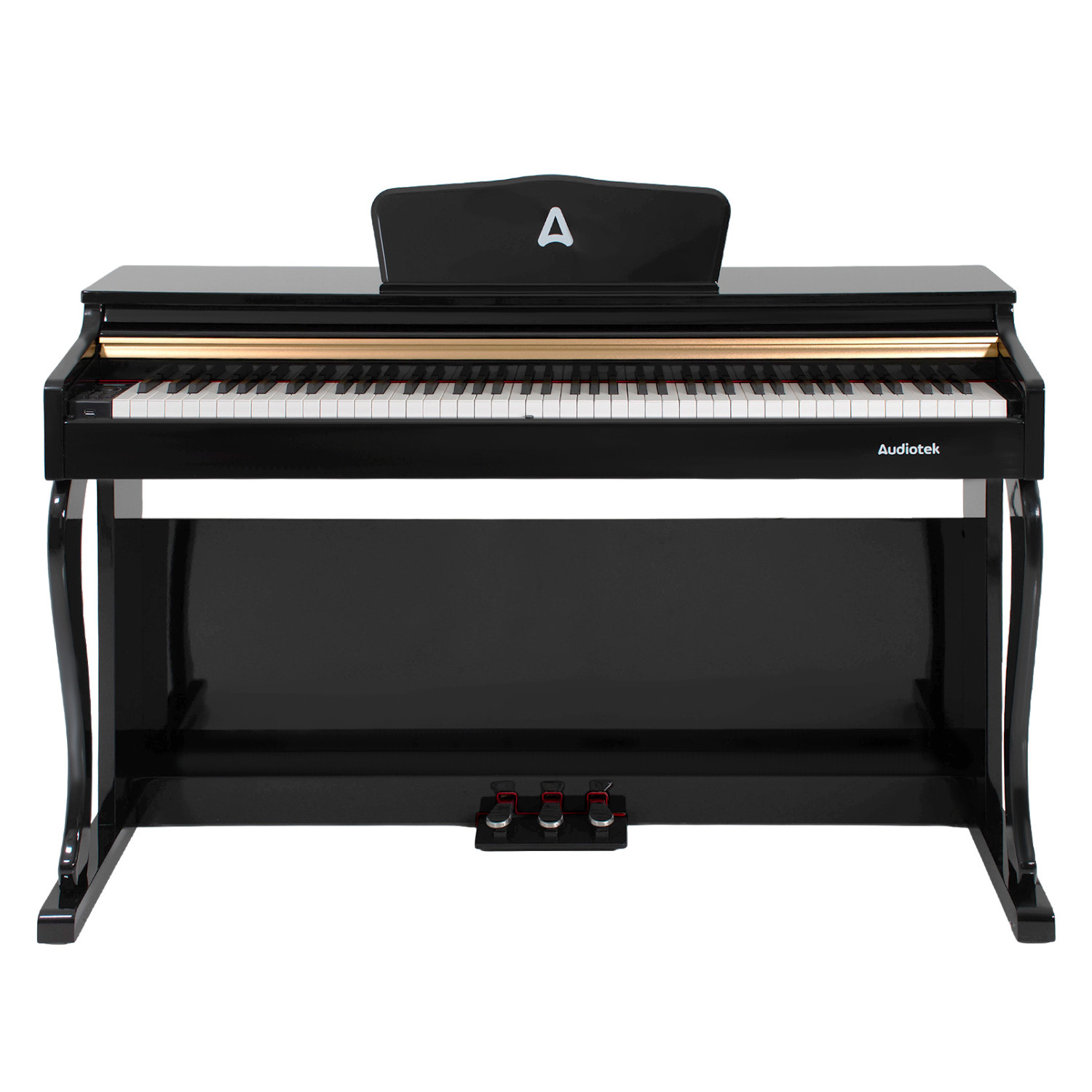 Foto 4 pulgar | Piano Teclado Electrico 88 Teclas Digital 15v 3a 900 Ritmos Audiotek