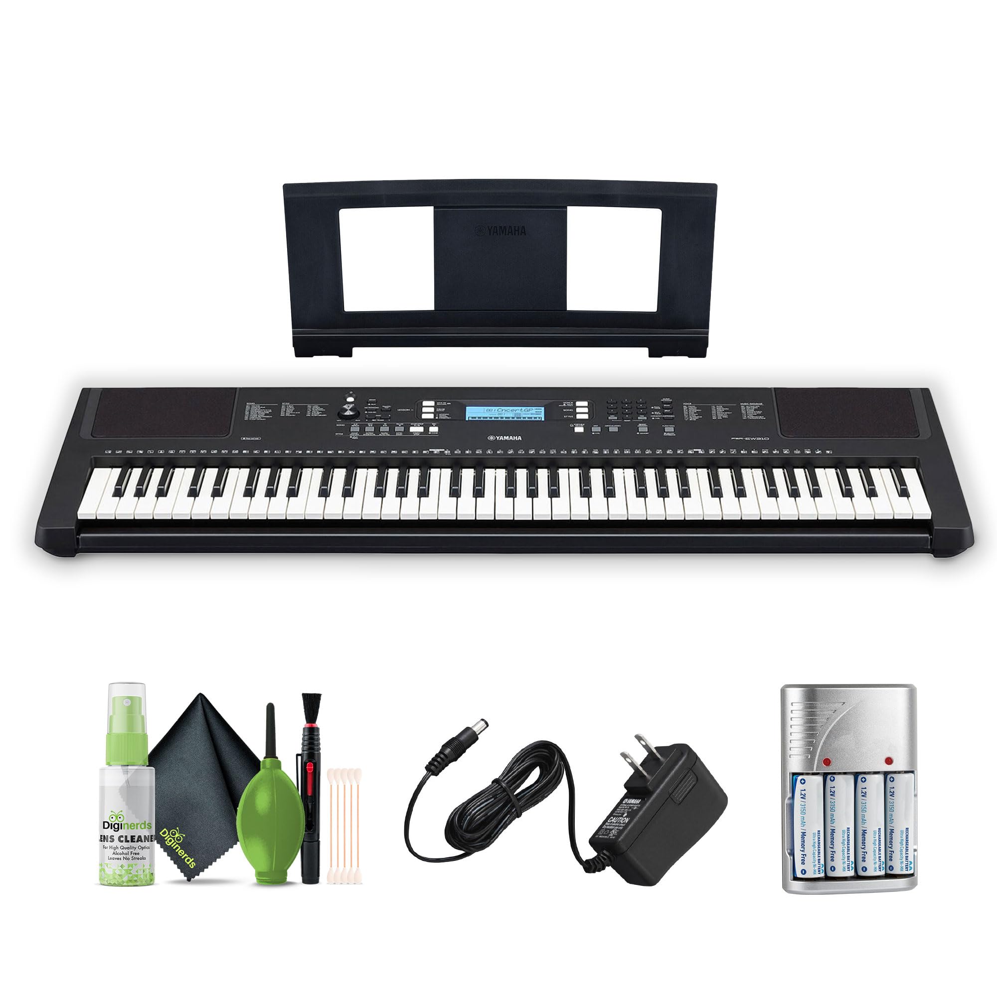 Foto 1 | Teclado Portátil Yamaha PSR-EW310 de 76 Teclas Sensible al Tacto con Adaptador de Corriente - Venta Internacional