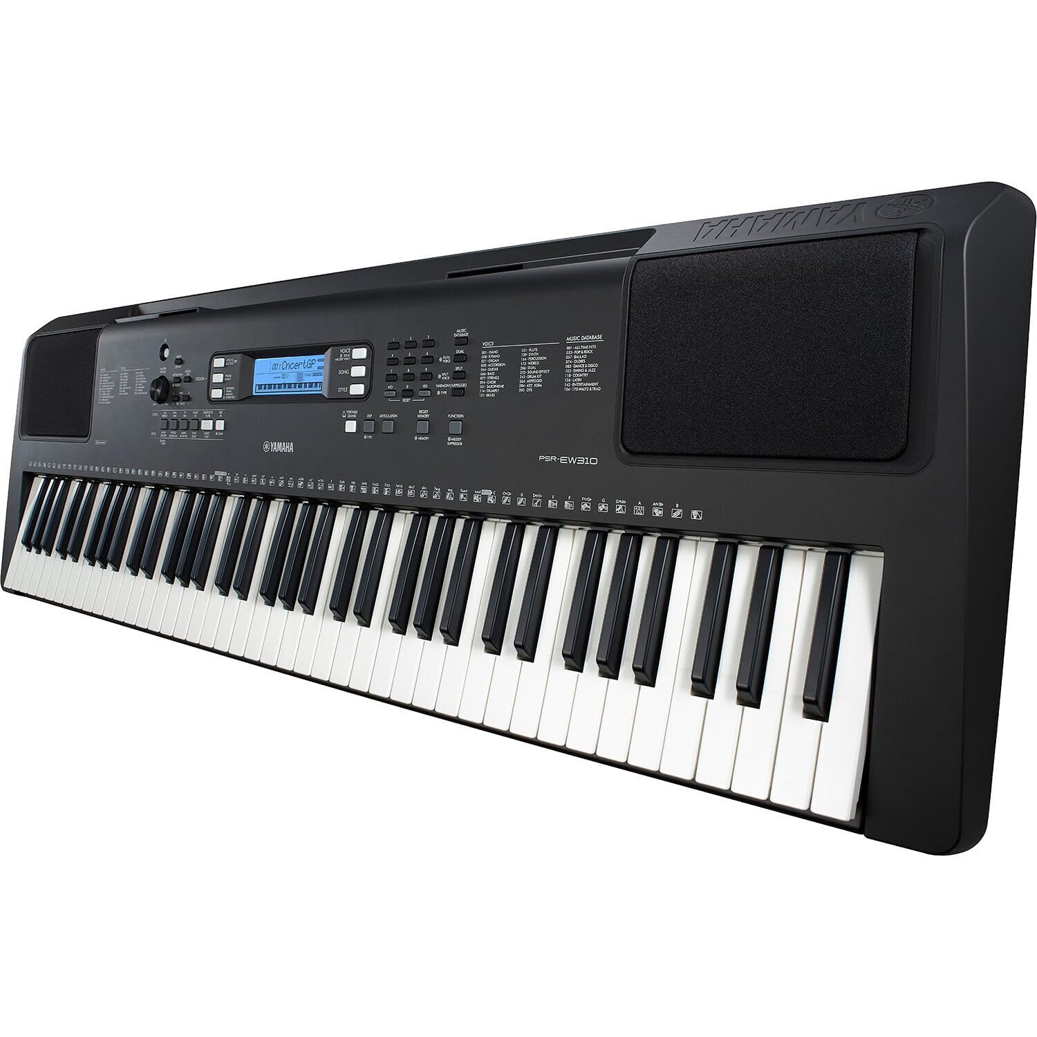 Foto 2 | Teclado Portátil Yamaha PSR-EW310 de 76 Teclas Sensible al Tacto con Adaptador de Corriente - Venta Internacional