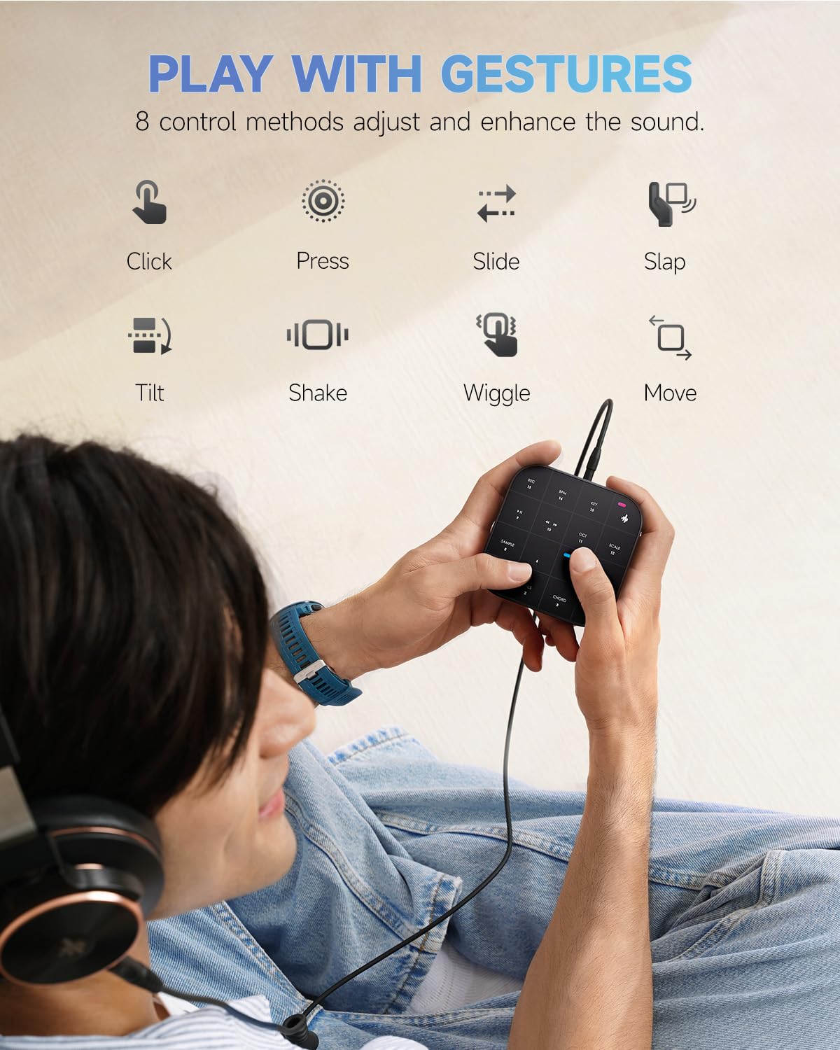 Foto 8 pulgar | Controlador Midi Bluetooth Donner Medo Con Looper Incorporado - Venta Internacional.
