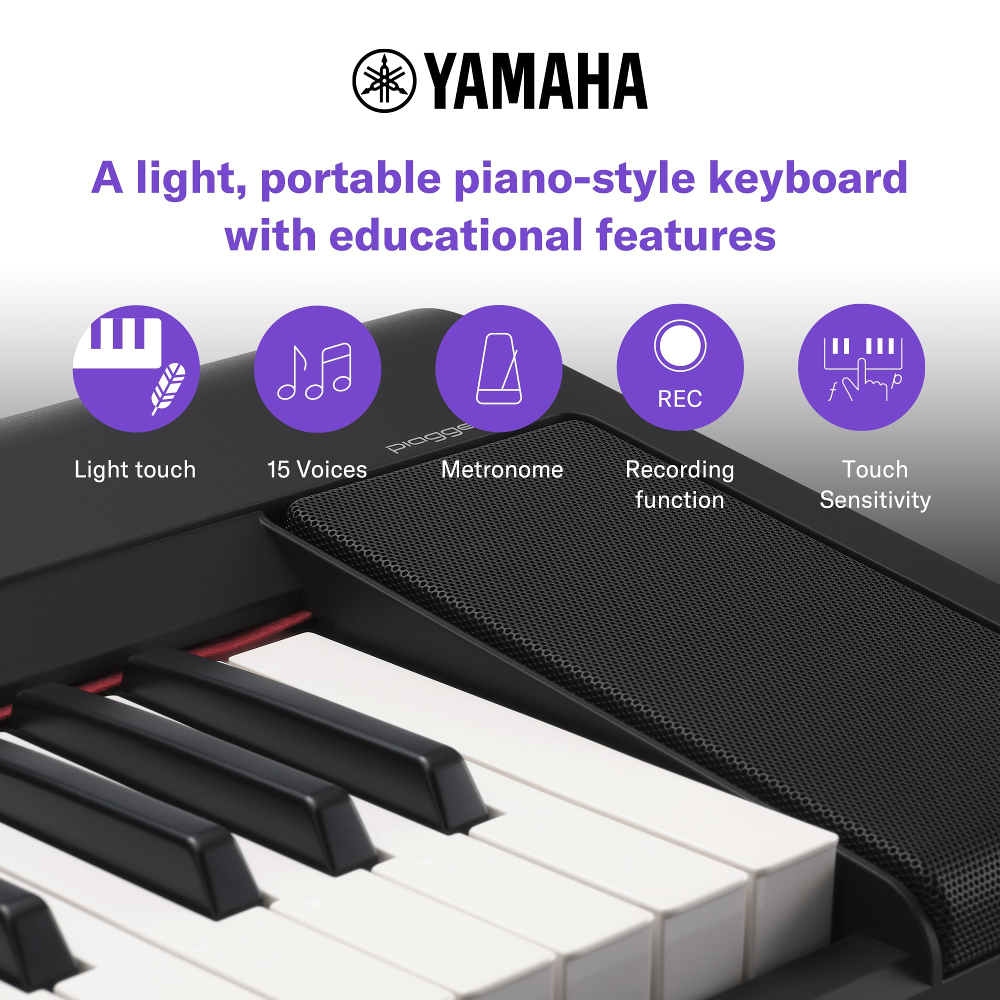Foto 3 pulgar | Piano Digital Yamaha Piaggero Np35wh 76 Teclas Blanco - Venta Internacional.