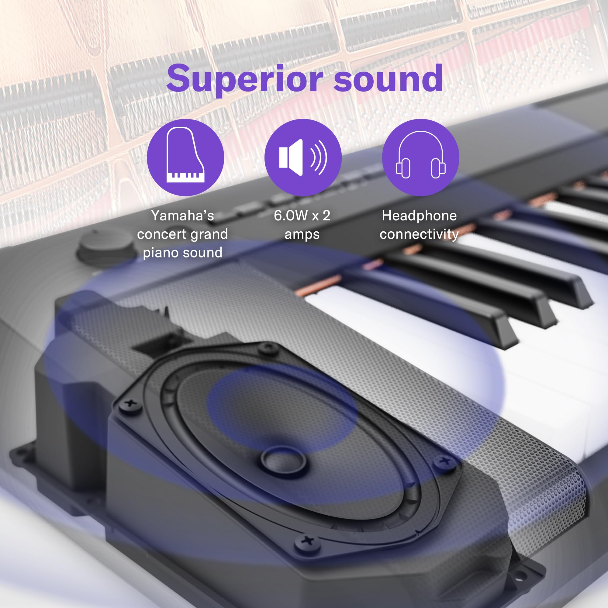 Foto 4 pulgar | Piano Digital Yamaha Piaggero Np35wh 76 Teclas Blanco - Venta Internacional.