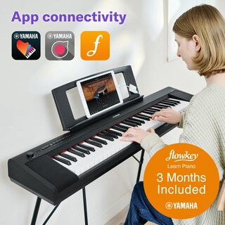 Foto 5 | Piano Digital Yamaha Piaggero Np35wh 76 Teclas Blanco - Venta Internacional.