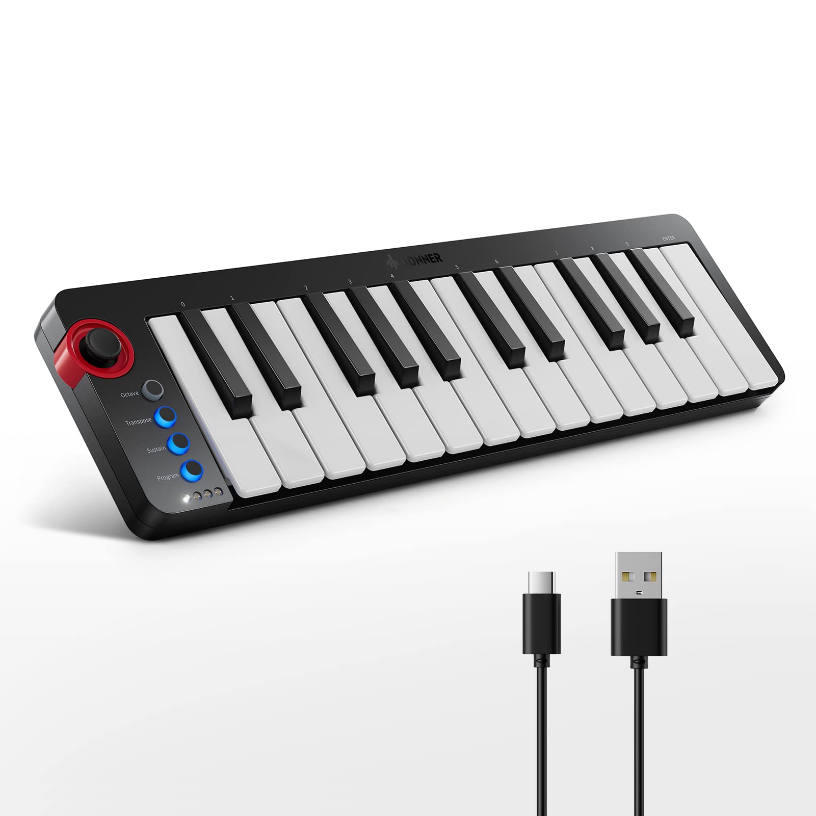 Foto 2 pulgar | Controlador De Teclado Midi Donner N-25 De 25 Teclas Para Principiantes - Venta Internacional.