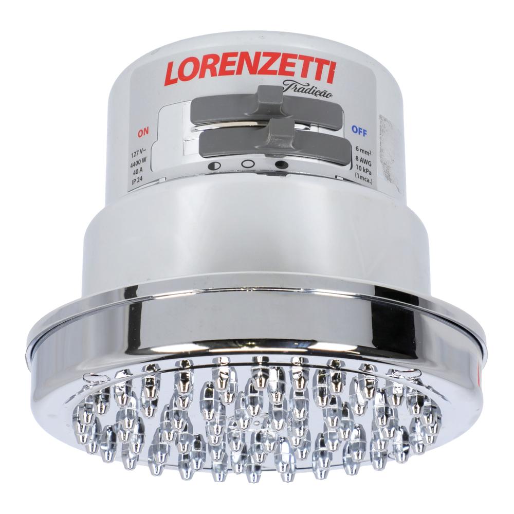 Regadera Eléctrica Lorenzetti de Pared 4400w 127v Cromada