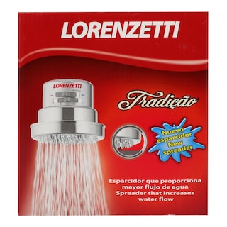 Foto 5 | Regadera Eléctrica Lorenzetti de Pared 4400w 127v Cromada