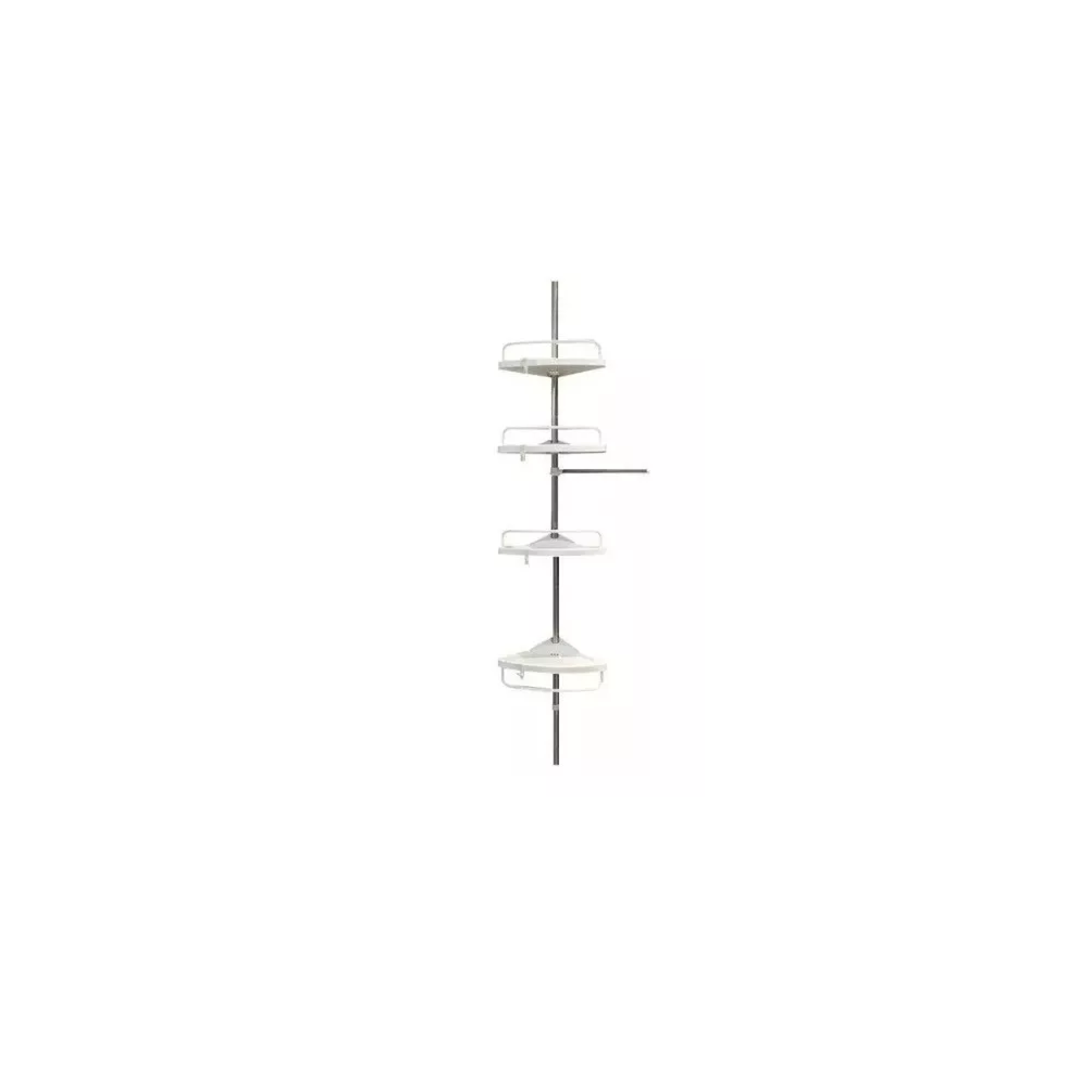 Esquinero Para Baño Organizador Para Regadera Con 4 Niveles Blanco