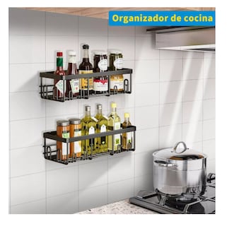 Foto 3 | Estante Organizador Wünd Negro para Regadera de Baño con Adhesivos
